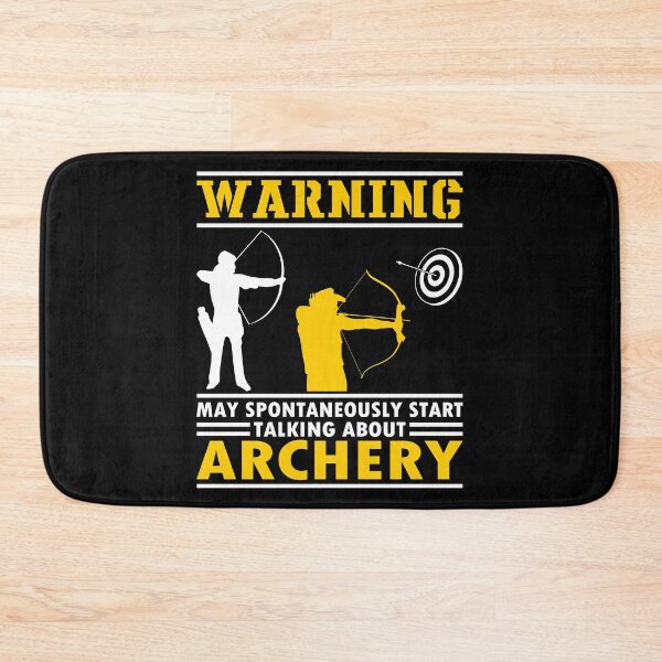 Item preview, Warning, May Spontaneously Start Talking About Archery. Funny Archery Saying Quote, Gift for Archers designed and sold by AS-Shirts.