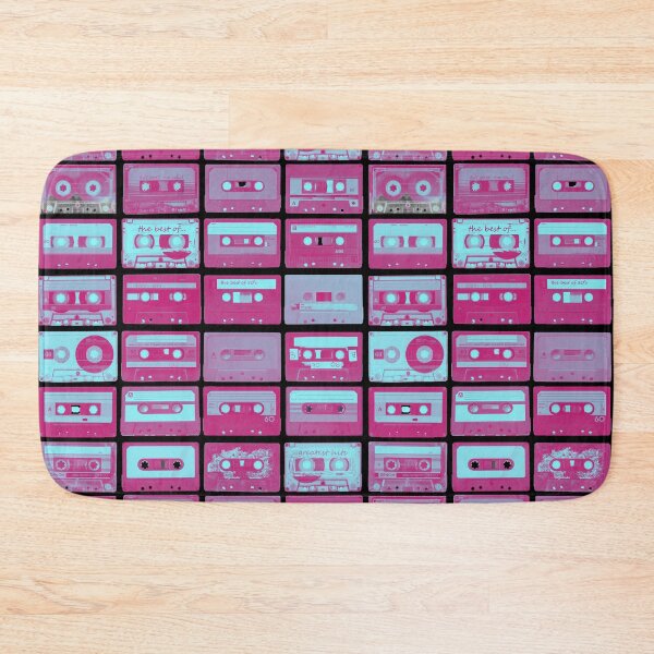 Item preview, Best Of 80's Retro Vintage Set Of Turquoise Pink Cassette Music Mixtapes  designed and sold by Vibbin4Life33.