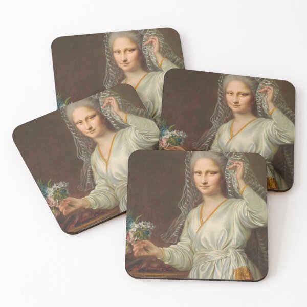 Item preview, Mona Lisa dressed as a Vestal Virgin designed and sold by brushandframes.