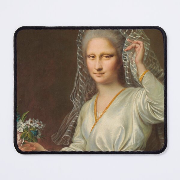 Item preview, Mona Lisa dressed as a Vestal Virgin designed and sold by brushandframes.