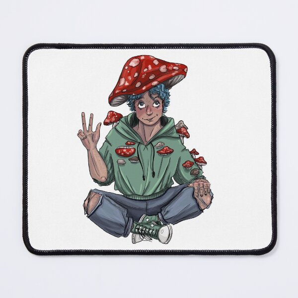 Item preview, Cute little mushroom lad designed and sold by Emma Schjei.
