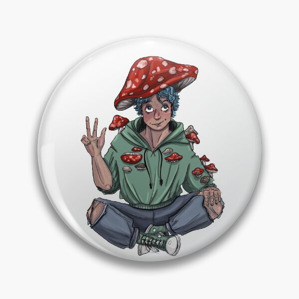 Item preview, Cute little mushroom lad designed and sold by Emma Schjei.
