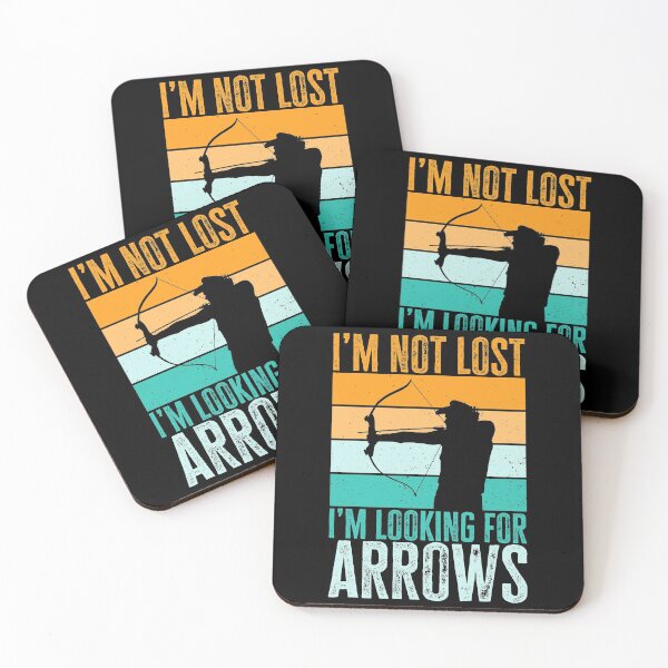 Item preview, I'm Not Lost, I'm Looking For Arrows. Retro Vintage Archery Lover, Gift for Archers designed and sold by AS-Shirts.