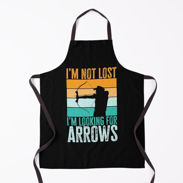 Item preview, I'm Not Lost, I'm Looking For Arrows. Retro Vintage Archery Lover, Gift for Archers designed and sold by AS-Shirts.