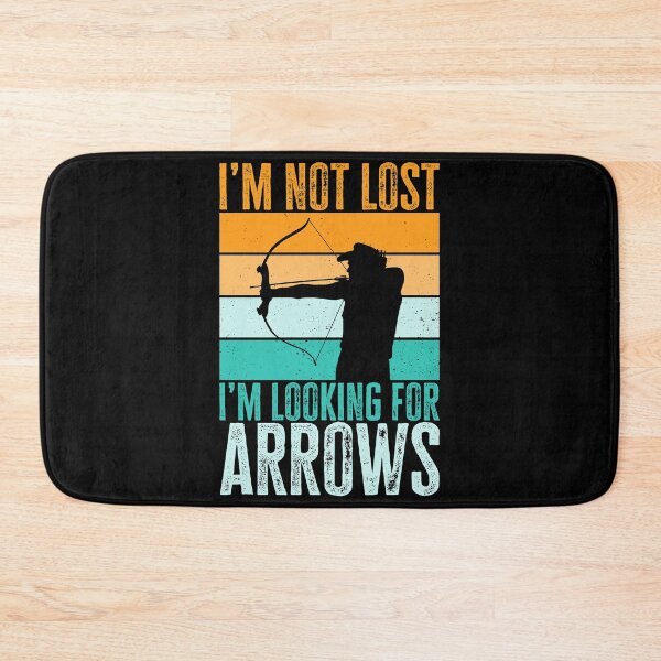 Item preview, I'm Not Lost, I'm Looking For Arrows. Retro Vintage Archery Lover, Gift for Archers designed and sold by AS-Shirts.