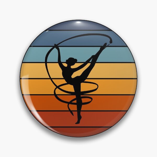 Item preview, Rhythmic Gymnastics Ribbon Gymnast Girl Vintage Retro designed and sold by TastefulTees.