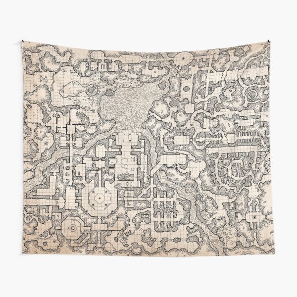 The Winter Tombs - a massive dungeon complex by Dyson Logos Tapestry