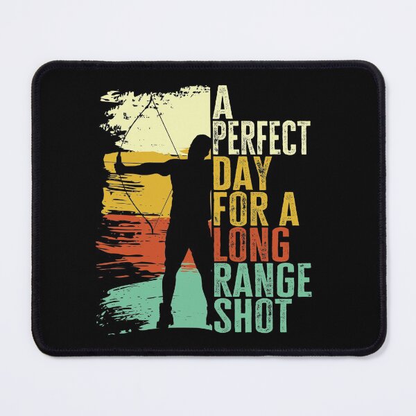 Item preview, A Perfect Day For A Long Range Shot. Retro Vintage Archery Lover, Gift for Archers designed and sold by AS-Shirts.