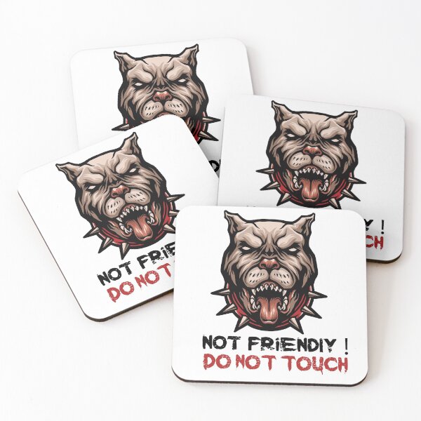 Item preview, Not Friendly Do Not Touch - Funny Social Distancing Dog Design Gift Idea For Halloween designed and sold by Prince - Bestseller ★★★★★.