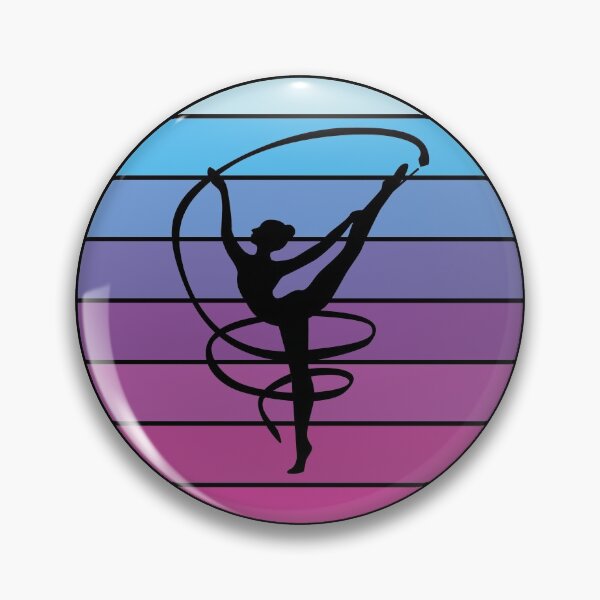Item preview, Rhythmic Gymnastics Ribbon Gymnast Girl Vintage Retro designed and sold by TastefulTees.