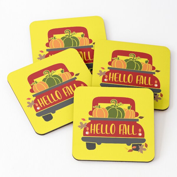 Item preview, Hello Fall!  Perfect for tee shirts, magnets or stickers. designed and sold by hardscuffle.