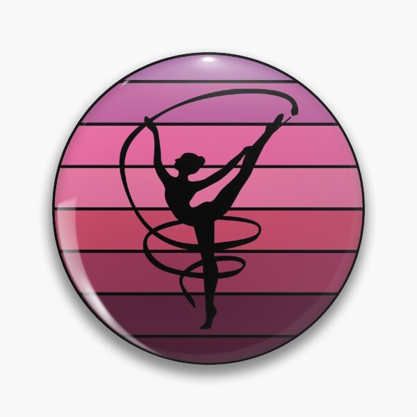 Item preview, Rhythmic Gymnastics Ribbon Gymnast Girl Vintage Retro designed and sold by TastefulTees.