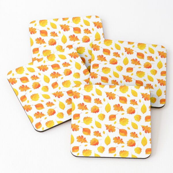 Item preview, Yellow Autumn Leaves Watercolor designed and sold by Pixelchicken.