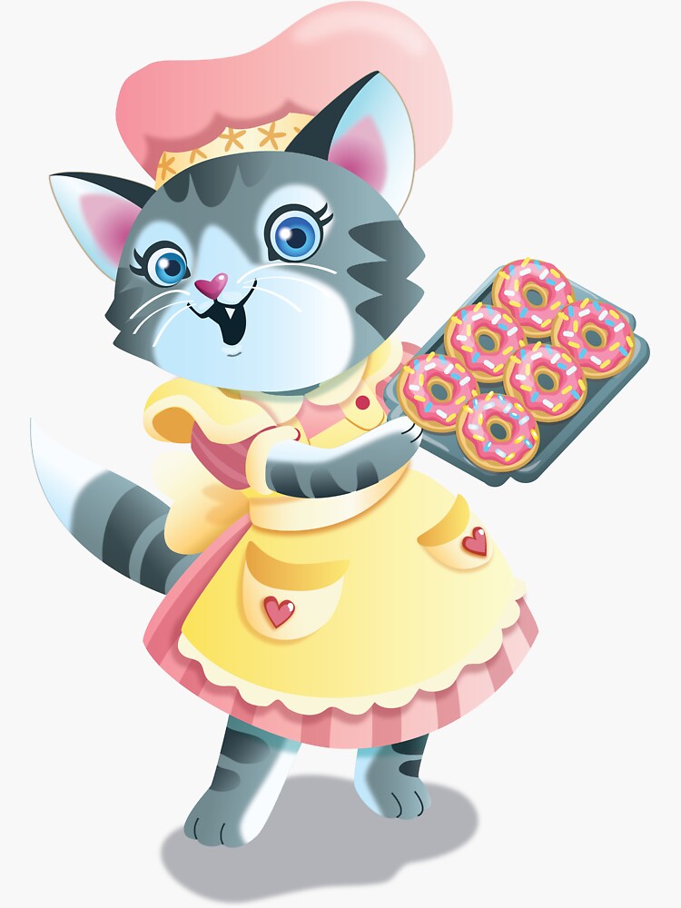 Little Kitty Baker by ChristyMakesArt