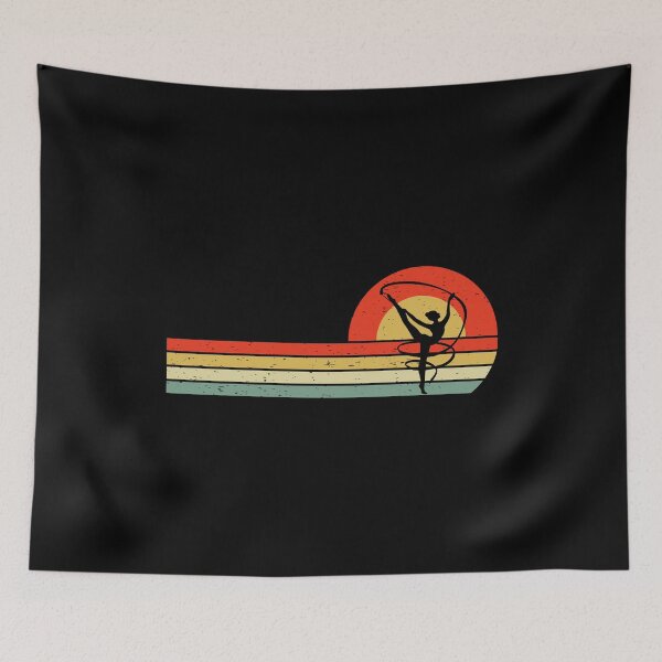 Item preview, Rhythmic Gymnastics Ribbon Gymnast Girl Vintage Retro designed and sold by TastefulTees.