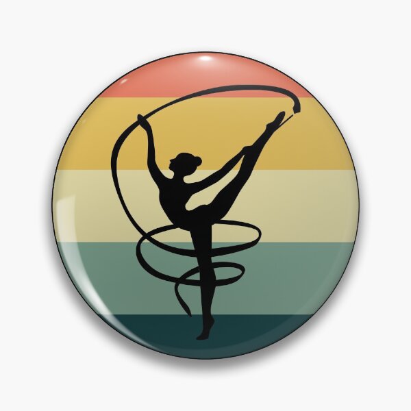 Item preview, Rhythmic Gymnastics Ribbon Gymnast Girl Vintage Retro designed and sold by TastefulTees.