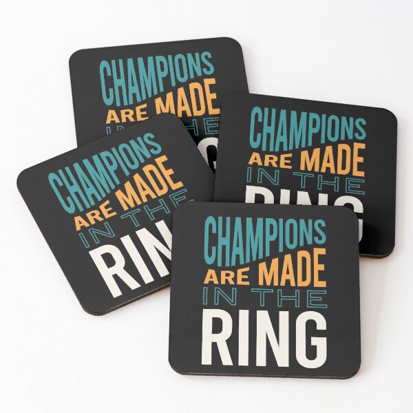 Item preview, Boxing Saying Champions Are made In the Ring designed and sold by whyitsme.