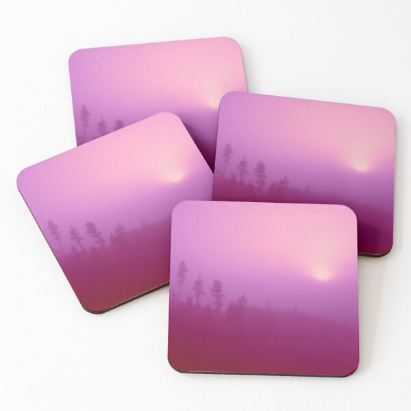 Item preview, Foggy Forest Hill Gradient | Purple/Pink designed and sold by rossisco.