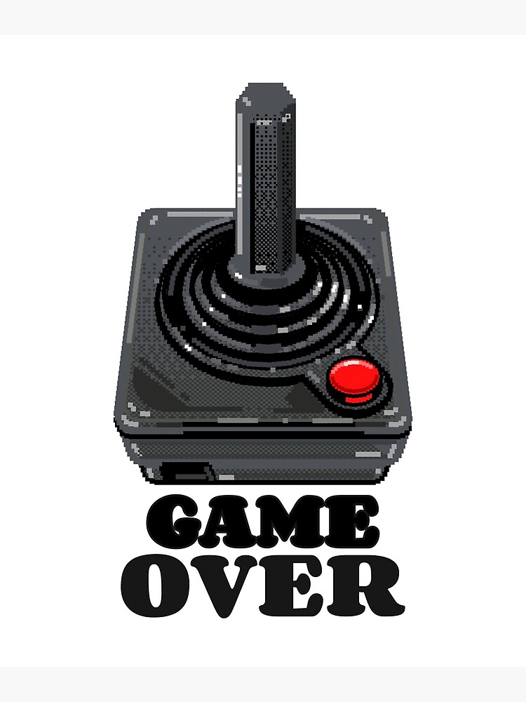 Discover GAME OVER Premium Matte Vertical Poster