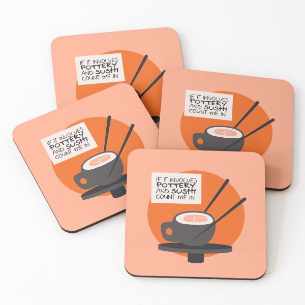 Item preview, If it involves sushi and pottery count me in designed and sold by Teequeque.