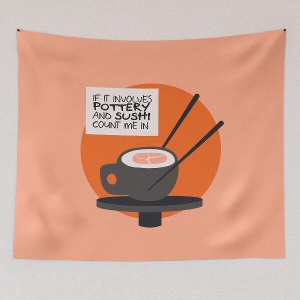 Item preview, If it involves sushi and pottery count me in designed and sold by Teequeque.