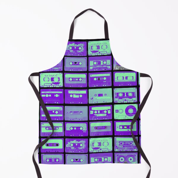 Item preview, Best Of 80's Retro Vintage Set Of Neon Green Purple Cassette Music Mixtapes  designed and sold by Vibbin4Life33.
