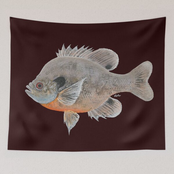 Item preview, Abstract Bluegill designed and sold by LeakyCanoeArt.