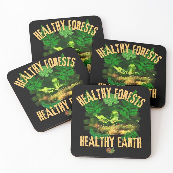 Item preview, Healthy Forests Healthy Earth Bold Colorful Design designed and sold by EarthArtDesigns.