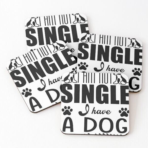 Item preview, I Am Not Single I Have A Dog, I love my dog, dog mom, funny dog designed and sold by RED FIR.