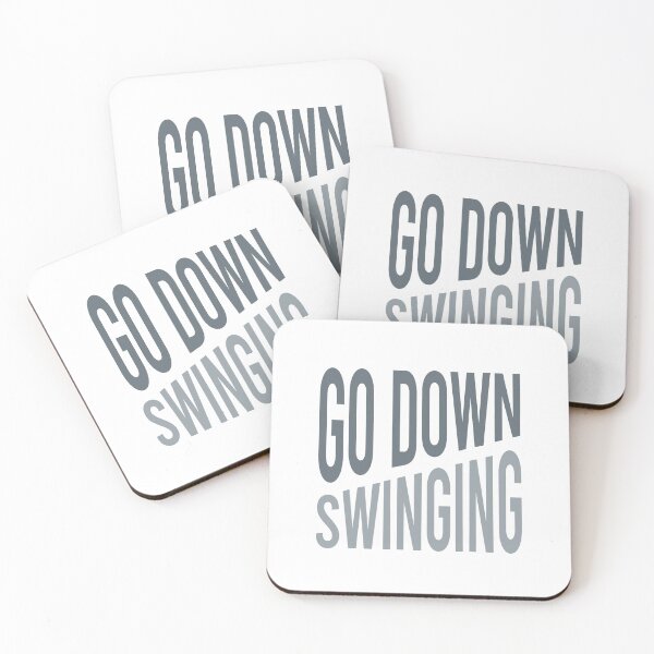 Item preview, Boxing Phrase Go Down Swinging designed and sold by whyitsme.