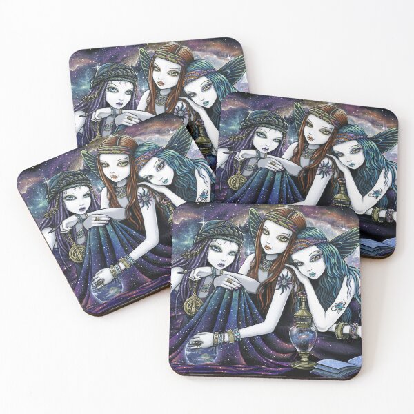 Item preview, The Seraphina Bohemian Celestial Sisters Nebula Fairies  designed and sold by Myka Jelina.