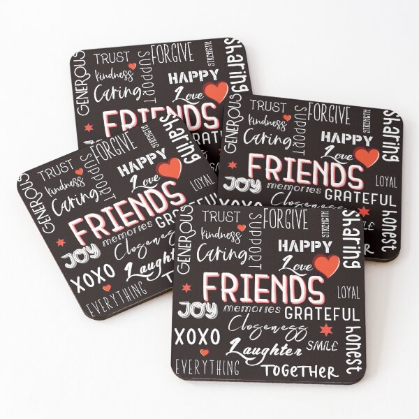 Item preview, Pop Art Friendship Celebration Friends Word Design designed and sold by DeziDezigns.
