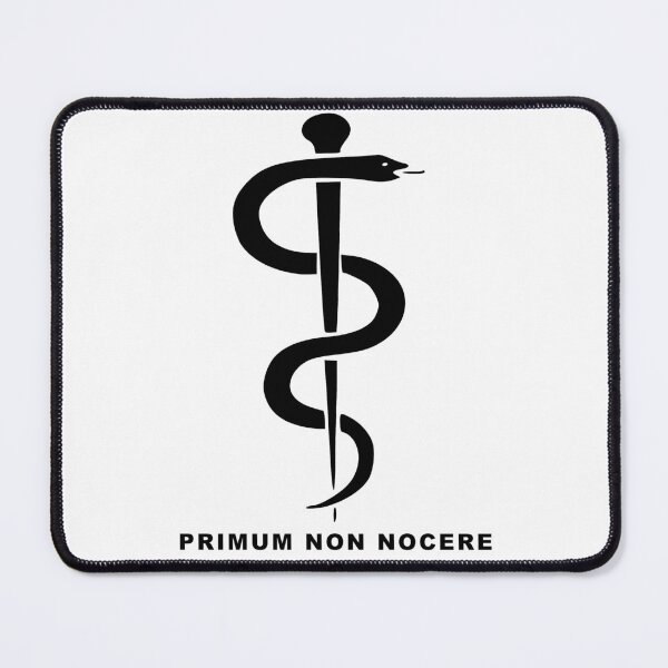 Item preview, Primum non nocere and rod of Asclepius (First do no harm) designed and sold by Lady-Frost.