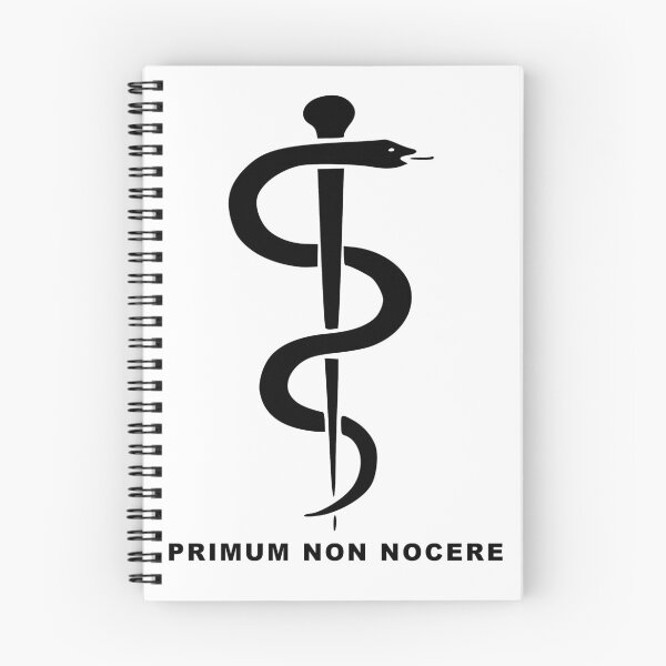 Item preview, Primum non nocere and rod of Asclepius (First do no harm) designed and sold by Lady-Frost.