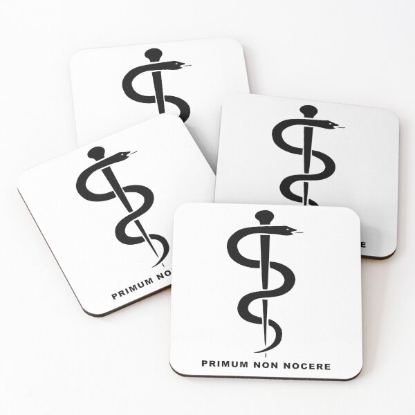 Item preview, Primum non nocere and rod of Asclepius (First do no harm) designed and sold by Lady-Frost.