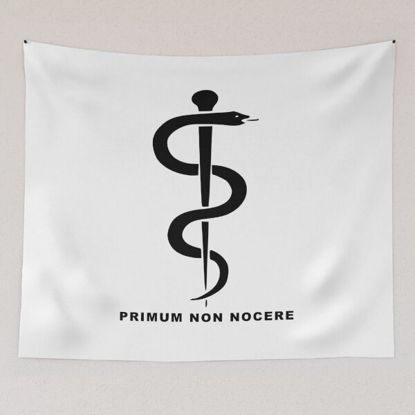 Item preview, Primum non nocere and rod of Asclepius (First do no harm) designed and sold by Lady-Frost.