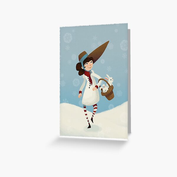 Winter visit Greeting Card