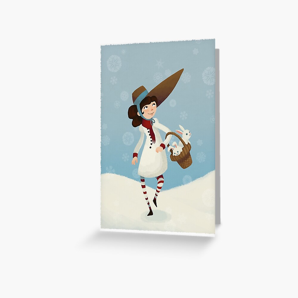 Winter visit Greeting Card