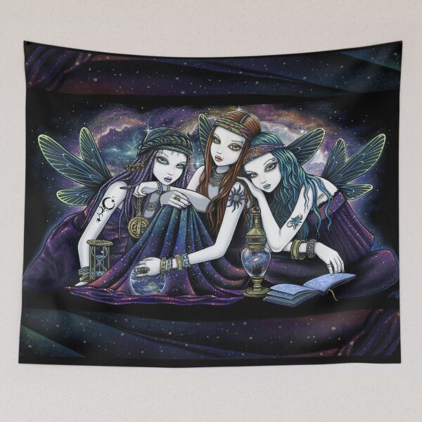 Item preview, The Seraphina Bohemian Celestial Sisters Nebula Fairies  designed and sold by Myka Jelina.
