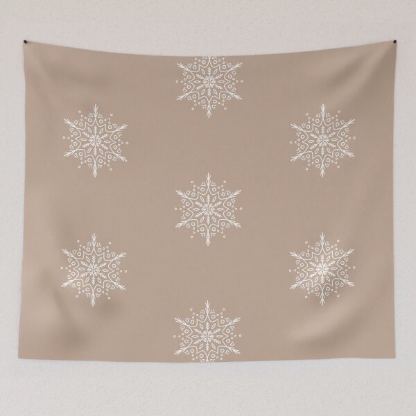 Item preview, Beige snowflakes designed and sold by Nataliia Kholodniak.
