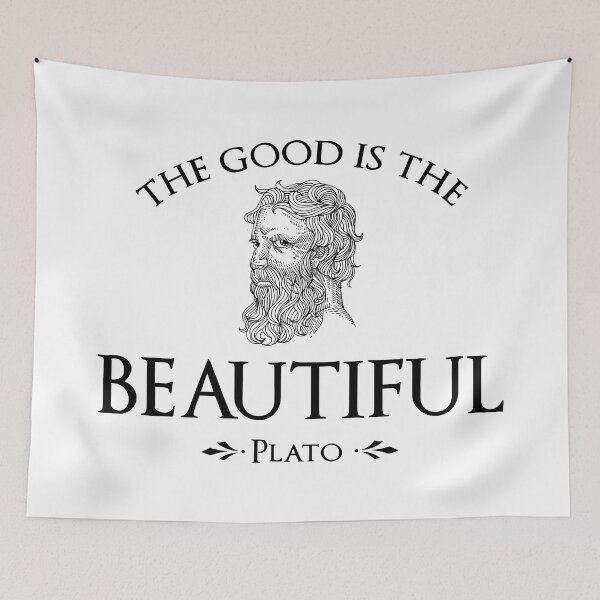 Item preview, Plato Quote The Good Is The Beautiful designed and sold by KrisSidDesigns.