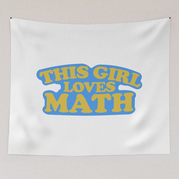 Item preview, This Girl Loves Math designed and sold by ijoshtherefore.
