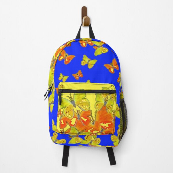 Item preview, ASSORTED BUTTERFLIES FLYING BLUE-YELLOW ABSTRACT ART   designed and sold by sharlesart.