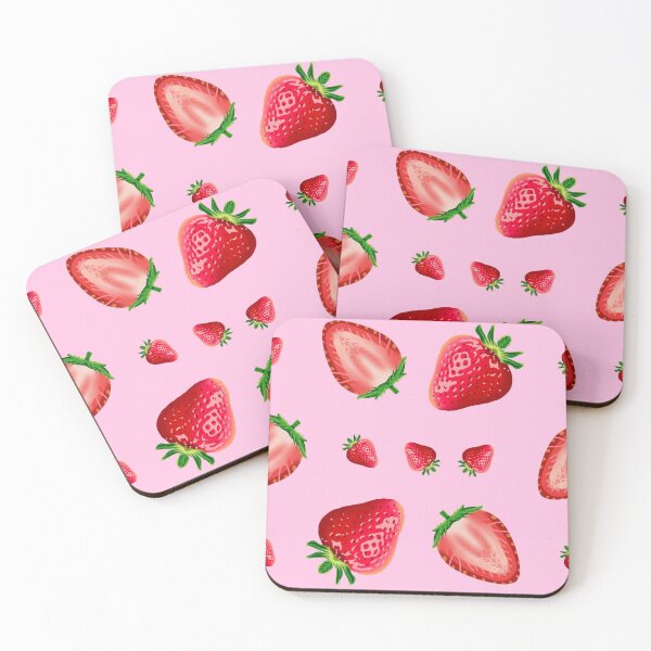 Item preview, fresh strawberry pattern designed and sold by nickardi.