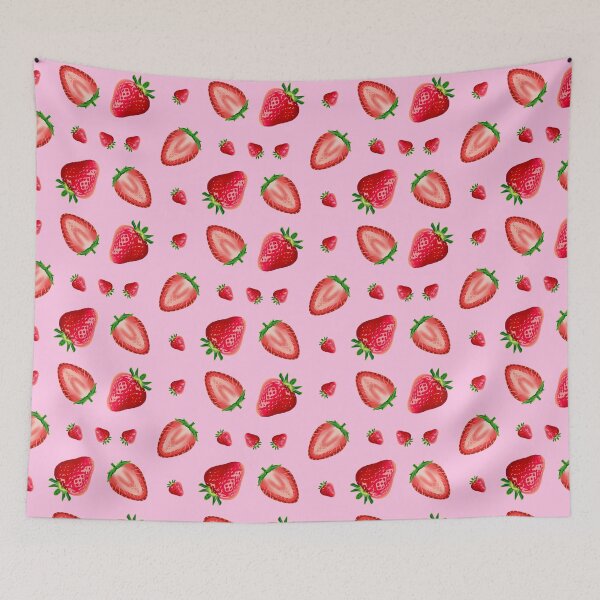 Item preview, fresh strawberry pattern designed and sold by nickardi.