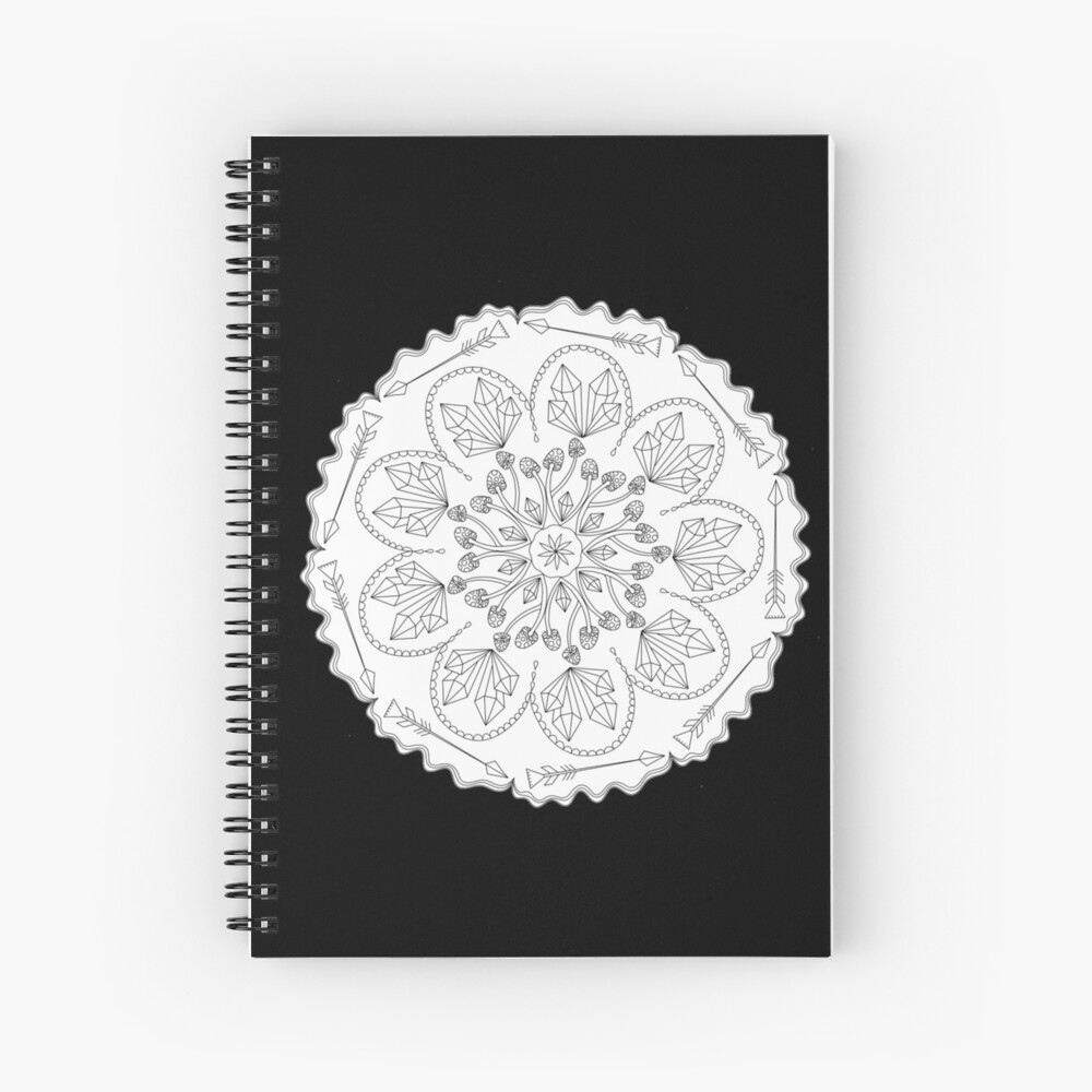 Color-In Mandala - coloring book images, Mandala Mindfulness, colouring book  Spiral Notebook for Sale by 10pmCreations