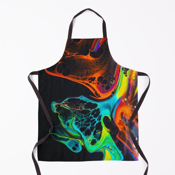 Item preview, Bright Colors Paint Splash on the Black Background designed and sold by BerryCats.