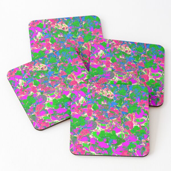 Item preview, Floral Motives with Purple, Pink, Green,  and  Blue  Begonia designed and sold by IraNiva.