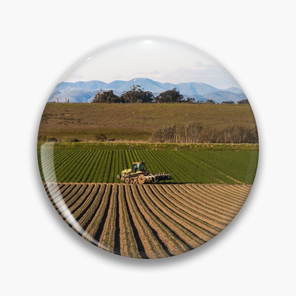 Item preview, Crop rows in San Luis Obispo County, California designed and sold by OrcaNature.