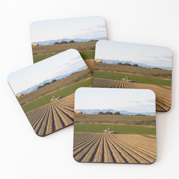 Item preview, Crop rows in San Luis Obispo County, California designed and sold by OrcaNature.